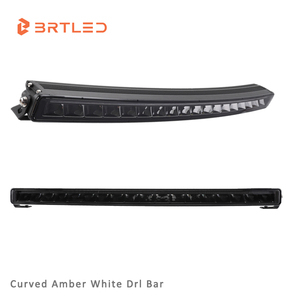 Barra de Luces LED BRTLED Nueva Súper Brillante de 270W Blanca y Ámbar, Barra de Posición de Una Sola Fila, Todoterreno, con Certificación E-mark, 12V-24V, IP68/IP69K, para Camionetas 4x4 - Product Image 4