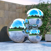 Boules décoratives de jardin extérieur de diamètre 304 38mm-3000mm personnalisées en gros Fourniture directe d'usine durable et antirouille