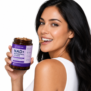 Suministro Directo de Fábrica, Cápsulas de Bienestar Femenino con Certificación HALAL, Complejo Natural 4 en 1: NAD, Resveratrol, CoQ10, Quercetina y Curcumina - Product Image 2