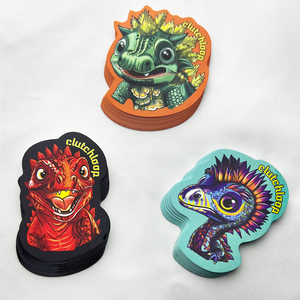 Pegatinas de Vinilo Troqueladas Personalizadas Directas de Fábrica, Adhesivo Impermeable con Logotipo para Promoción de Empaques Comerciales - Product Image 1