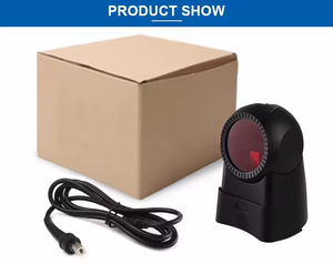 데스크탑 바코드 리더 1D 2D 테이블 장착 전 방향 <span class=keywords><strong>QR</strong></span> 코드 스캐너 슈퍼마켓 서점 출납원 용 무선 - Product Image 4