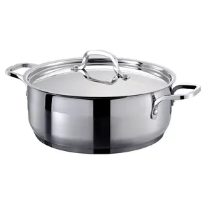 14-48厘米不锈钢炊具/低汤和小盘锅/大型电蒸锅