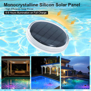 Outdoor IP67 Waterproof Water Floating <strong>Light</strong> <strong>Decoration</strong> Pool Colorful RGB Led <strong>Solar</strong> Swimming Pool <strong>Lights</strong> - Product Image 3