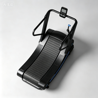 Meilleure Vente Tapis de Course Incurvé à Gravité Manuel Non Motorisé, Entraîneur de Jogging Multi-Modes, Équipement Cardio d'Intérieur Pour