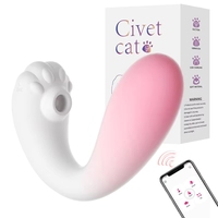 Vibrateur portable télécommandé par application, Godemiché de succion pour femme, Stimulation du point G et clitoridienne, Jouets pour adultes pour femmes et couples