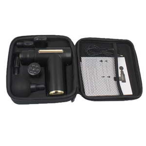 Mini Draagbare Sterke Vibratie 6 Versnellingen Elektrische Fascia Gun met 4 Massagekoppen Lange Stand-by Diepe Weefsel Lichaamsmassage Gun - Product Image 2