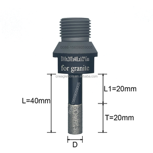 Crawnedeagle Micro Diamond Incremental Finger Bits CNC Diamond Finger Cutting Bits para granito y piedras de cuarzo - Product Image 2