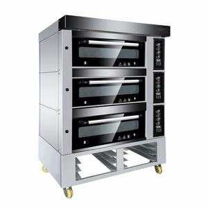 Horno Industrial a Gas <span class=keywords><strong>para</strong></span> <span class=keywords><strong>Pan</strong></span>, Tostador de Galletas, Horno <span class=keywords><strong>para</strong></span> Hornear, Horno Eléctrico de Aire Circulante - Product Image 2