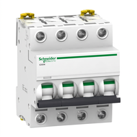 Acti9 IC60N 4P C2A MCB C10A C16A 10A 16A 4P Mini Interruptor Automático de Bajo Voltaje con Certificación CE y 1 Año de Garantía para Automatización de Edificios