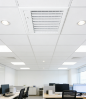 Nouvelle grille de ventilation électrique ABS motorisée pour climatisation centrale, avec télécommande pour l'évacuation de l'air frais