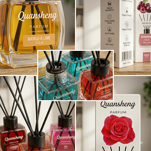 Diffusori di aromi, diffusori di oli essenziali in vetro, set di diffusori a bastoncini personalizzati, diffusori a bastoncini per fragranze fruttate per la casa. - Product Image 2