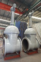 Vannes à opercule en acier moulé DN50-DN1600 425C à commande manuelle pour applications pétrolières, gazières, électriques, traitement de l'eau et chimiques