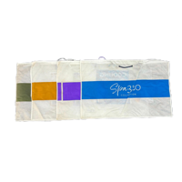 Sac d'emballage de tapis d'oreiller de PVC avec la poignée de tirette et de corde