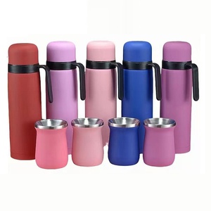 Borge 1000ml chân không cách nhiệt <span class=keywords><strong>mate</strong></span> trà Yerba <span class=keywords><strong>Mate</strong></span> Flask nước bằng thép không gỉ chai Phích có tay cầm - Product Image 1