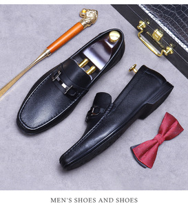 <span class=keywords><strong>Scarpe</strong></span> alla moda firmate 2025 da <span class=keywords><strong>uomo</strong></span> in pelle di vacchetta con fondo morbido stile Binglun che calcia Lefu Xiu a piede libero - Product Image 6