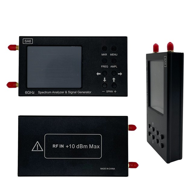 6GHz Wi-Fi Spectrum Analyzer with 2G 4G LTE CDMA GSM Beidou Standards SA6 Spectrum Generator