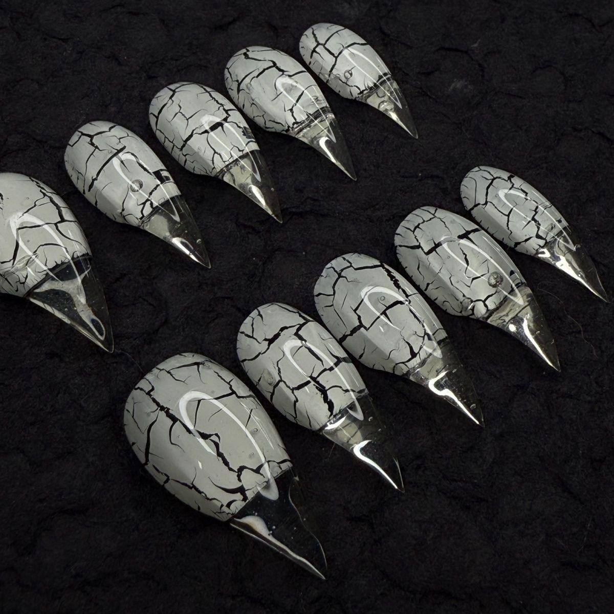 dragon claw press on nails