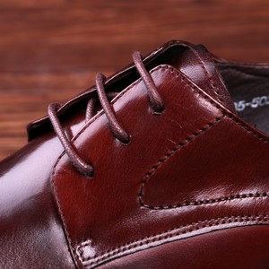 Zapatos Oxford de Cuero Auténtico con Correa Ajustable y Soporte Estable, Zapatos de Oficina y Carrera con Punta en Pico para Hombre - Product Image 2