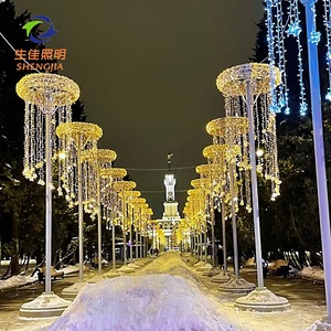 Cao cấp ngoài trời vòm trang trí sáng LED chiếu sáng cho các hoạt động ngoài trời hiển thị kỳ nghỉ ánh sáng tùy chỉnh được chấp nhận - Product Image 2