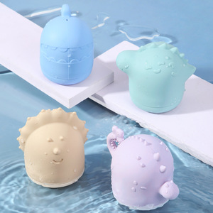 Dinosaur Bath Toy Silicone Water Spray <b>Floating</b> Creative Play For Children 3-6 Years Old - Product Image 1