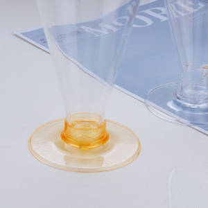 Taza <span class=keywords><strong>de</strong></span> Mousse <span class=keywords><strong>de</strong></span> pastel <span class=keywords><strong>de</strong></span> pudín <span class=keywords><strong>de</strong></span> gelatina <span class=keywords><strong>de</strong></span> plástico cónico desechable transparente <span class=keywords><strong>de</strong></span> pie alto - Product Image 4