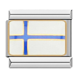 Unisex Modular Charm Bracelet Zinc Alloy Flag Charms DIY Jewelry Gift Set - Product Image 5