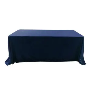 Factory Wholesale Cheap 120 Round Tablecloth 4 Sides Table Cloth For Tent Stand