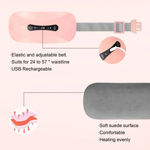 USB-Aufladbarer Heizkompresse-Vibrationsgürtel für Taille und Bauch, Intelligenter Massagegürtel, Gebärmutterwärmegürtel mit 1800mAh Akku - Product Image 6