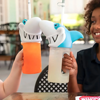 Gobelet à boisson créatif pour enfants, en plastique, grande capacité 20oz, personnalisable avec logo de personnage, thème parc d'attractions