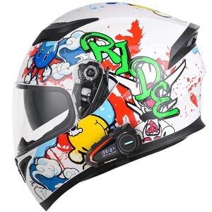 Casco de Motocicleta Modular Abatible Certificado con Bluetooth Integrado, Material ABS - Product Image 3