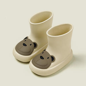 Bottes de pluie légères et colorées, personnalisables, avec protection de la cheville, bottes de pluie imperméables pour enfants, style dessin animé mignon - Product Image 4