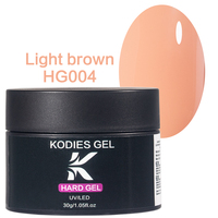 KODIES GEL 30g Gel de Construction Dur pour Ongles, Gel Acrylique Crémeux en Pot, Résine pour Extension, Fournitures de Manucure