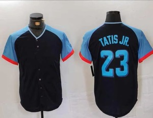 Maillot de baseball en sergé de haute qualité personnalisé uniforme de softball brodé boutonné avec logo cousu - Product Image 3