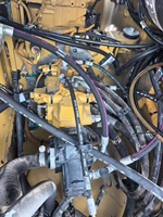 Rouleau compresseur Caterpillar d'occasion multifonctionnel de 27 tonnes, rouleau compacteur Cat Cw34, rouleau à pneus d'origine Cat de haute qualité