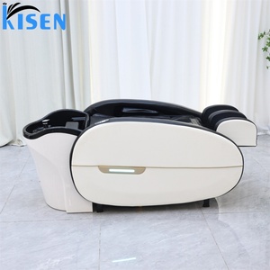 KISEN Équipement de Barbier de Luxe de Haute Qualité, Fauteuil de Lavage Électrique Réglable, Lit de Massage de Salon, Couleur Personnalisable, PU, Gym - Product Image 1