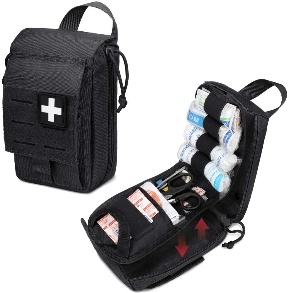 product-750-760.6490872210953 FREE SAMPLE Tactical Rip Away First Aid Pouch, Laser-Cut Design Molle Bag Survival Pouches Emergency Medical
