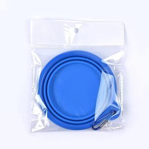 Nouvelle gamelle pliable 2-en-1 en silicone pour animaux de compagnie, pour l'extérieur, pour nourriture et eau, pour chat et chien - Product Image 6