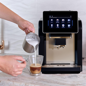 New Design Make 21 Kinds of <b>Coffee</b> Beverages 7inch Big Screen <b>Fully</b> <b>Automatic</b> <b>Coffee</b> <b>Machine</b> With Bigger Bean Container - Product Image 2