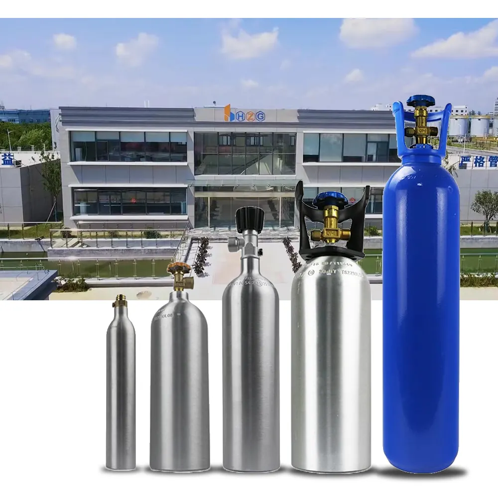 Refillable 20L 30L 40L 50L 60L 70L Xi lanh khí công nghiệp N2/Nitơ O2/Oxy/CO2/H2/Hydrogen xi lanh với Iso9809-3