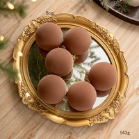 Boules de Noël en Verre de Luxe à Surface Floquée en Velours, Vente en Gros Usine, Ornements pour Décoration d'Arbre de Noël, Fournisseur pour Fêtes