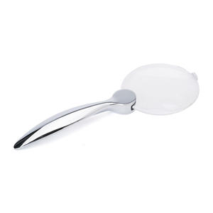 <span class=keywords><strong>Loupe</strong></span> en métal à main pour personnes âgées <span class=keywords><strong>loupe</strong></span> de lecture sans <span class=keywords><strong>lunette</strong></span> HD 2.5 fois matériau acrylique optique - Product Image 1