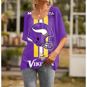 Nuevo diseño 2024 Camiseta de mujer Otoño Nueva manga corta <span class=keywords><strong>NFL</strong></span> Todos los 32 equipos Equipos de fútbol Camiseta de verano para mujer - Product Image 3