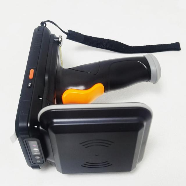 Handheld UHF RFID Reader with Long Range Wireless PDA Android System WIFI 4G 1D/2D Barcode Scanner for Inventory Label Reading