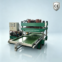 Presse de vulcanisation automatique PLC pour dalles de caoutchouc, machine hydraulique de moulage pour tapis de sol en caoutchouc et tapis de gym