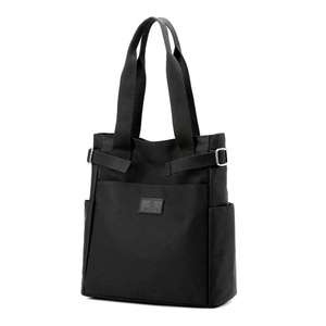 Oxford <b>Tote</b> Bag Gray Large Capacity Casual Work Shoulder Bag All Seasons Waterproof <b>Nylon</b> Unisex - Product Image 3