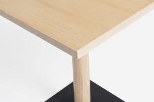 Modern <b>Solid</b> <b>Wood</b> Dining <b>Table</b> Square Coffee <b>Table</b> Small Living Room <b>Table</b> Restaurant Furniture - Product Image 2