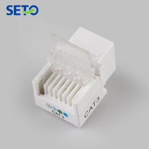 <span class=keywords><strong>Prise</strong></span> Keystone SETO Stable Link Cat3 6p4c <span class=keywords><strong>RJ11</strong></span> femelle pour téléphone, blanche et noire, personnalisable en gros - Product Image 5