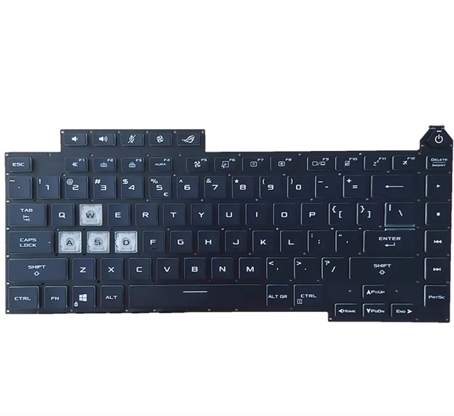 YDH Laptop Keyboard for ASUS ROG Strix G15 G513 G513Q G513QY G513QM G513RC G513RM US RGB Backlit Keyboard
