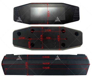 Siaecosys mới đến scj313 Đồng hồ tốc độ 3.13inch TFT có thể xe buýt Một-LIN giao thức có thể điều chỉnh hiển thị cho Xe máy điện - Product Image 5