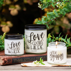 Juegos de Regalo de Velas de Marca Propia, Velas de Cera de Soja para Mujeres, Días Festivos, Velas sin Humo, Decoración del Hogar, Adornos con Fragancia - Product Image 1